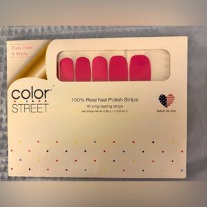 Color Street nail polish strips “Wow in Macau”